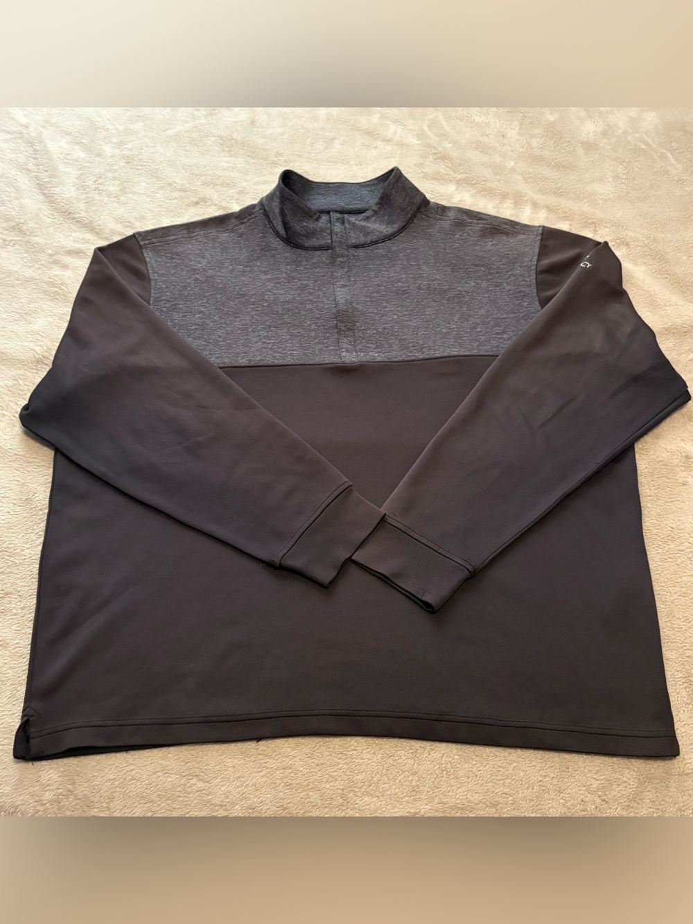 FootJoy Two‑Tone Quarter-Zip Performance Golf Pullover Sweater – Men’s XL